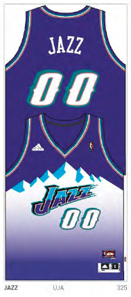 jazz retro jersey